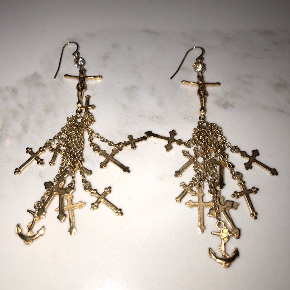Tom Binns across Earrings